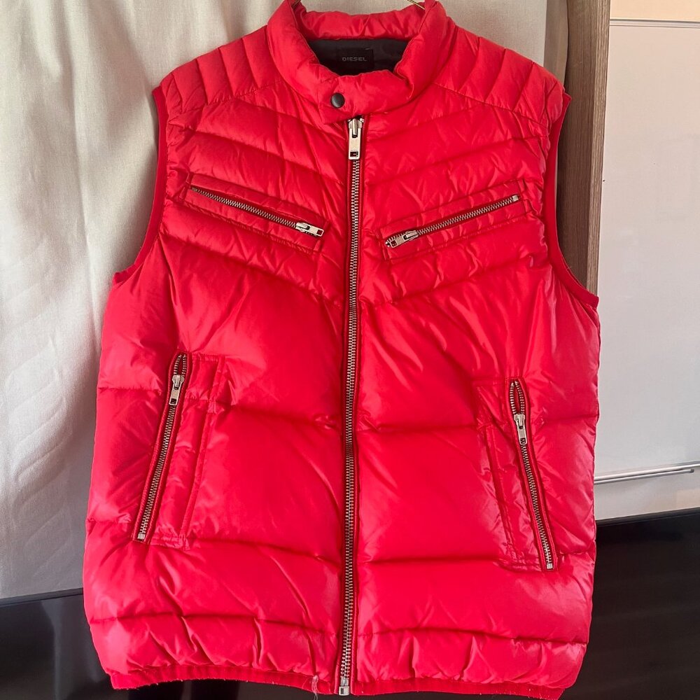Puffy Red Diesel Vest (mens)